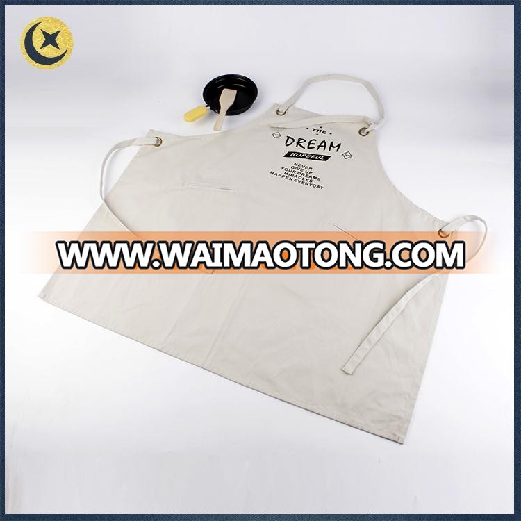 Wholesale modern style simple comfortable cotton apron custom logo